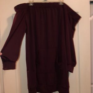 Off the shoulder dress